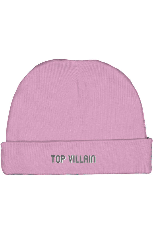 Top Villain Pink Infant Baby Rib Cap