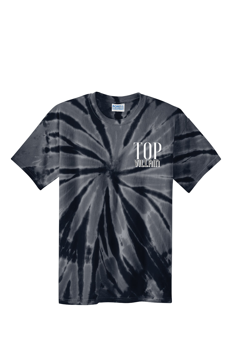 Top Villain Dark Tie Dye Tee