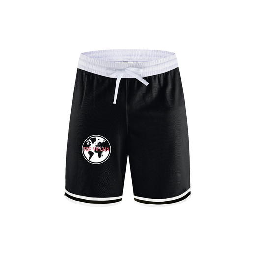 Classic Stripe Trim Basketball Shorts
