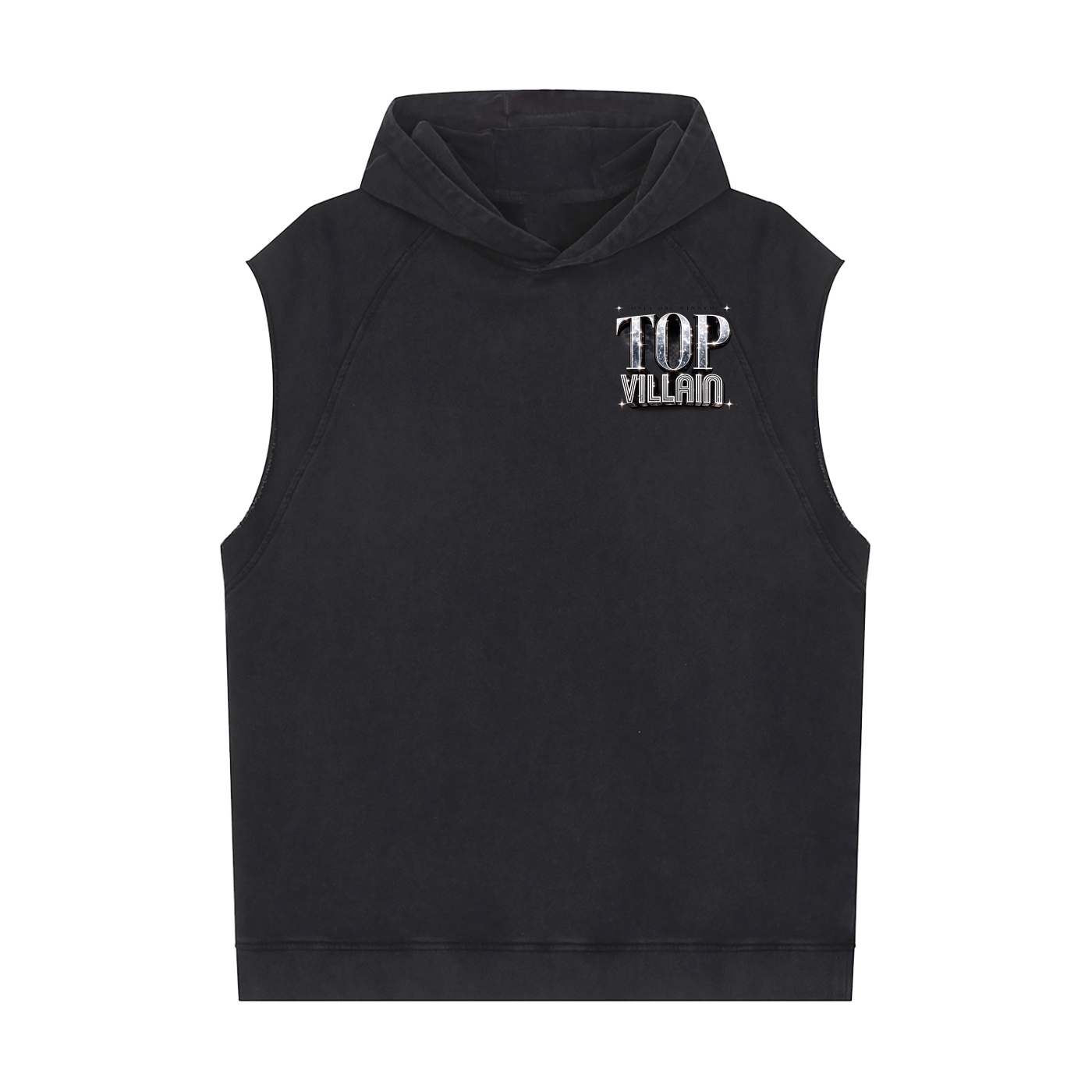 Top Villain Men's Sleeveless Hoodie