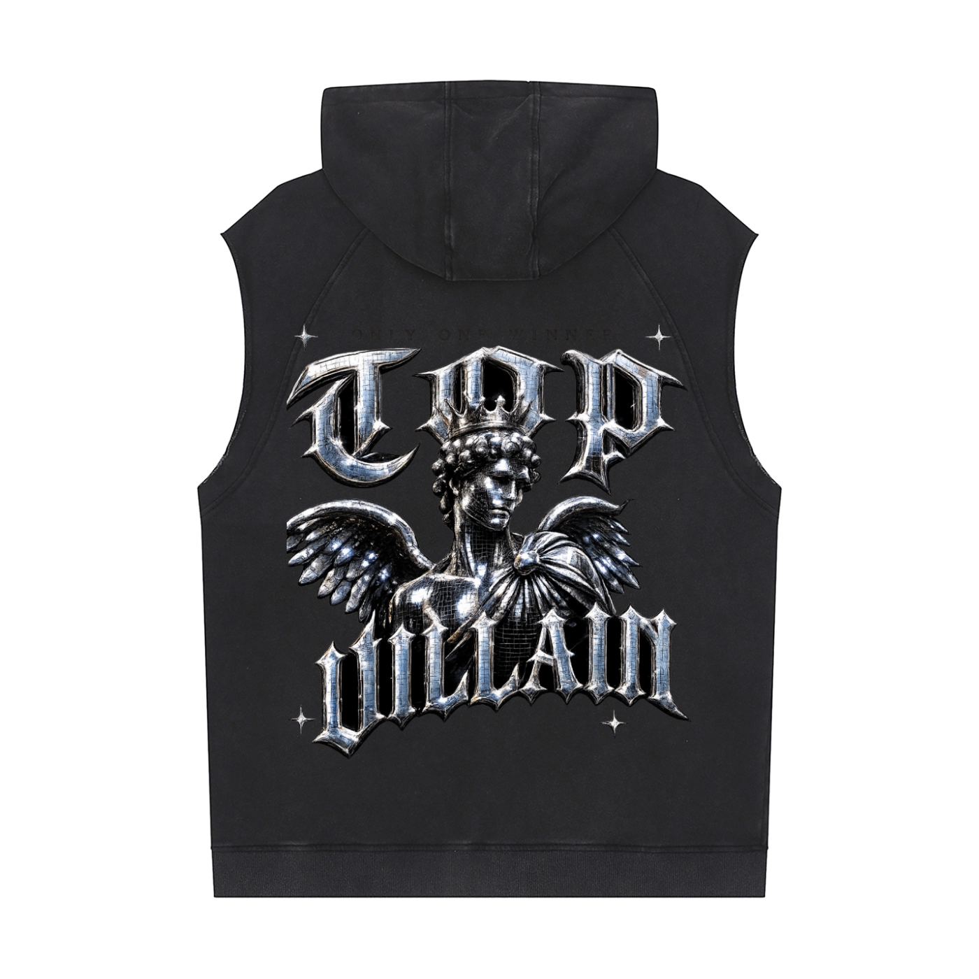 Top Villain Men's Sleeveless Hoodie
