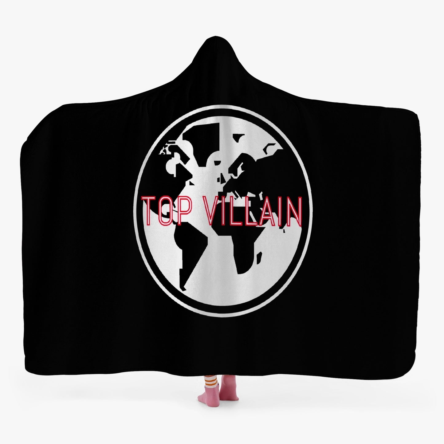 Top Villain Dual-Sided Stitched Hoodie Blanket