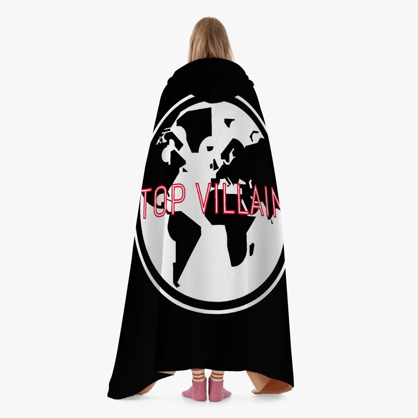 Top Villain Dual-Sided Stitched Hoodie Blanket